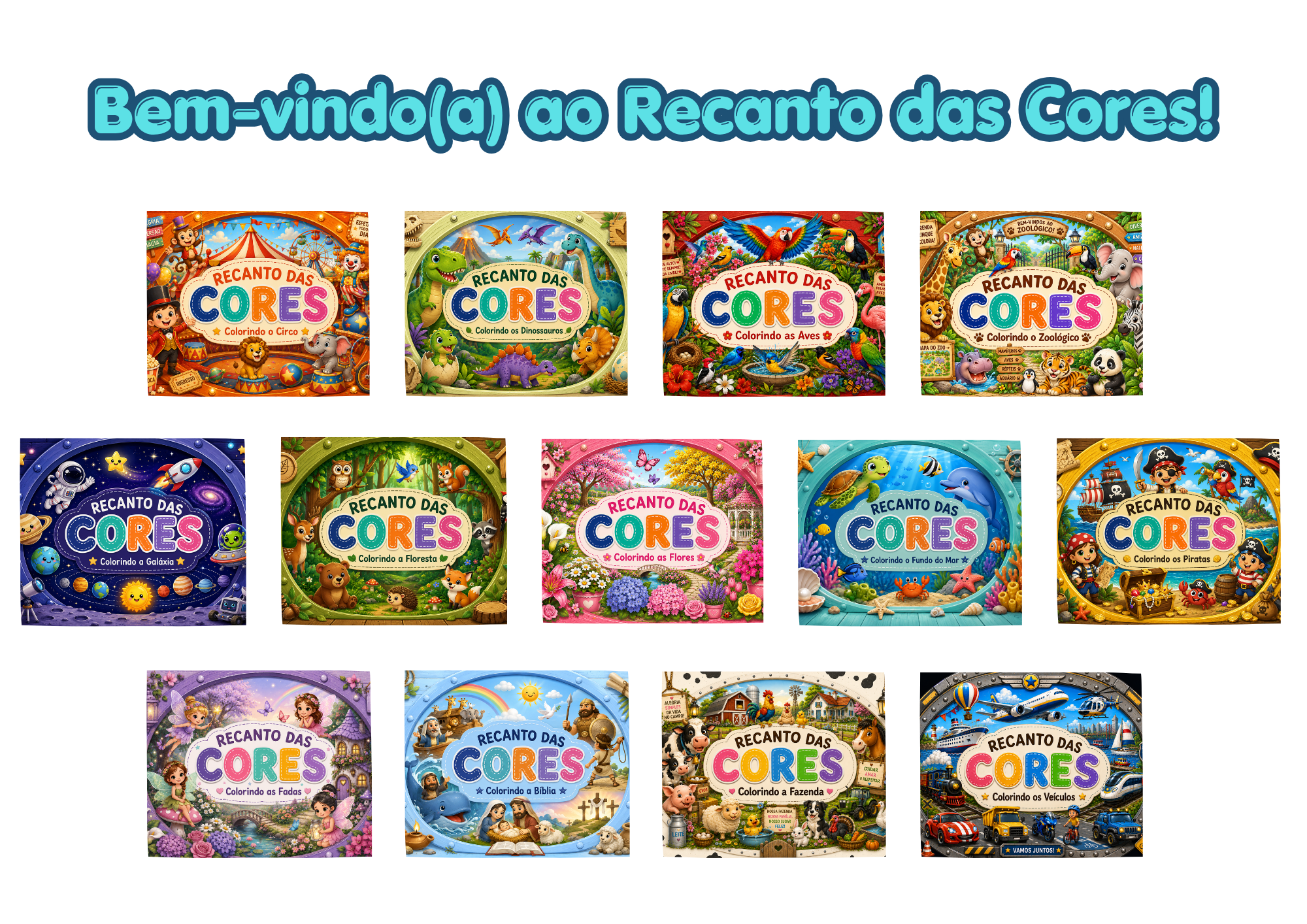 Capa da Coleção Recanto das Cores